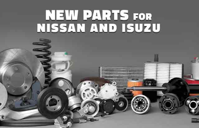 New Parts For All Nissan And Isuzu Mobdels