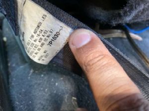 Nissan Navara D40 VSK 4WD 2006-04/2010 LF Seat Belt