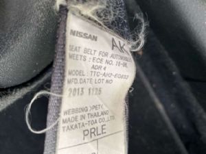 Nissan Altima L33 2013-11/2015 RF Seat Belt